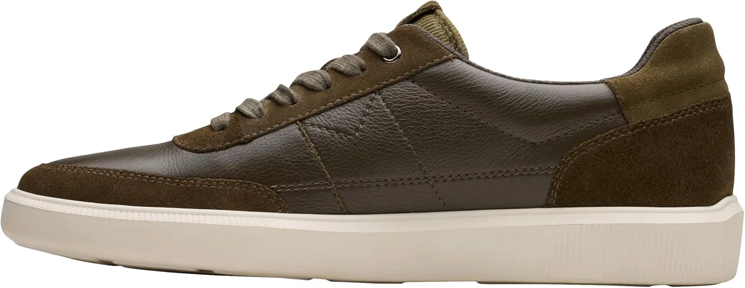 Кроссовки Clarks Herren Brodin Lo, 2-Olive Leather — фото 2