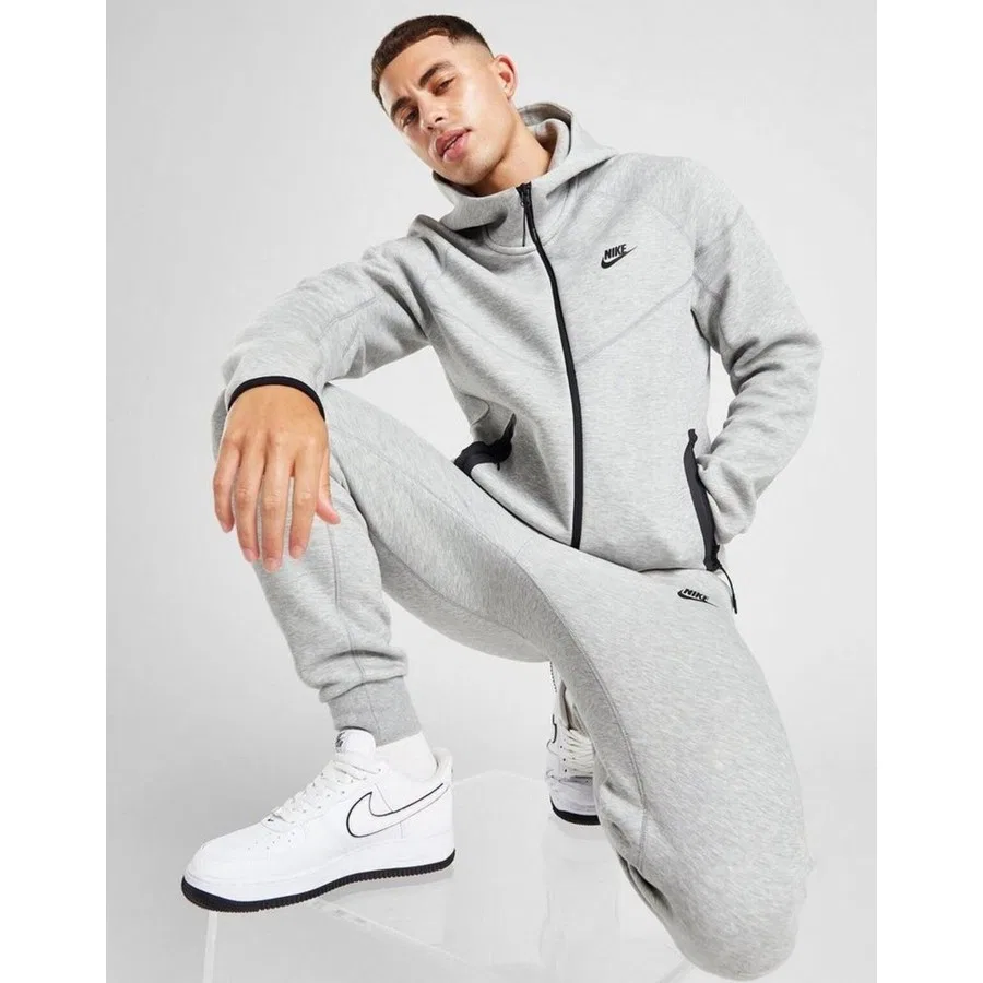 Мужская куртка Sportswear Tech Fleece Windrunner Nike, Серый — фото 2