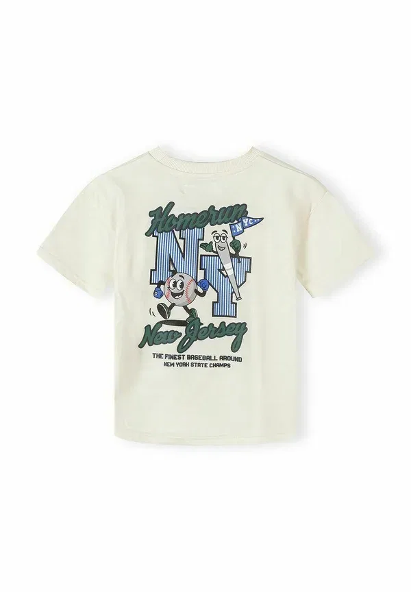 Спортивный костюм с принтом Minoti, Cream Light Green, светло-зеленый/кремовый — фото 4