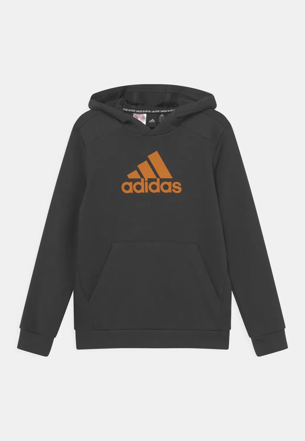 Толстовка с капюшоном Adidas Performance, Carbon/Focus Orange