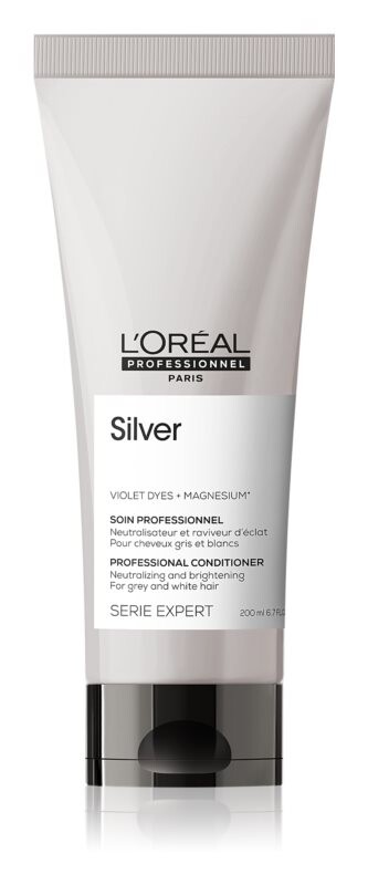 

Осветляющий кондиционер для седых волос L’Oréal Professionnel Serie Expert Silver