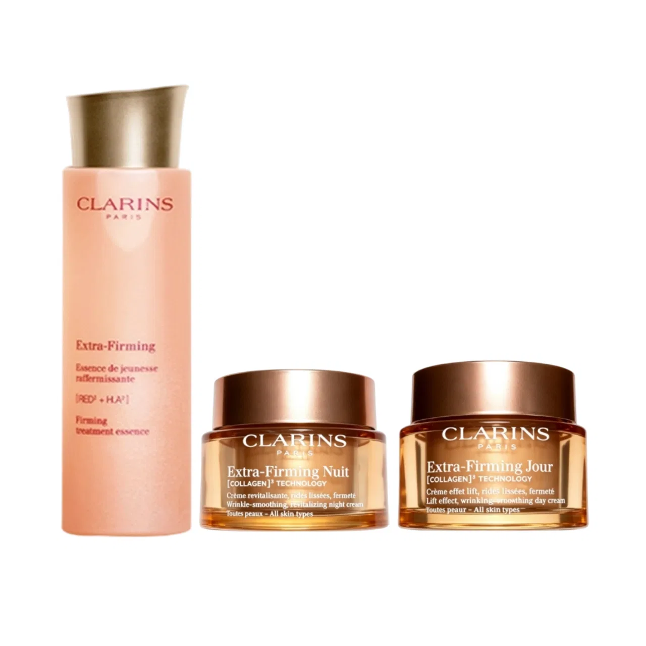 Женский набор для ухода за кожей с пружинной водой и кремами CLARINS, Spring Water 200ml+Day Cream 50ml+Night Cream 50ml, , Black