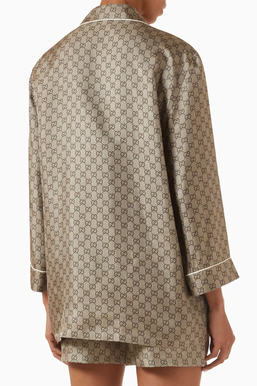 Рубашка на пуговицах GG Silk Twill Gucci — фото 3