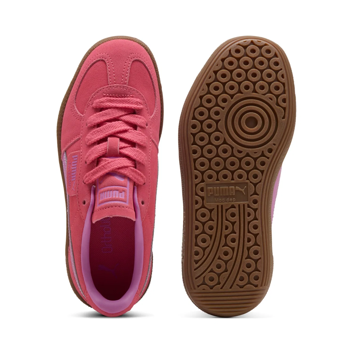 Детские кроссовки с классической T-Toe конструкцией Palermo PUMA, Magic Rose-Mauve Pop — фото 4