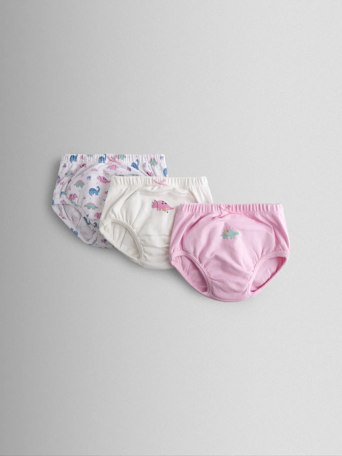 Трусы тренировочные, набор 3 шт., Dinosaur Jojo Maman Bébé, розовый динозавр
