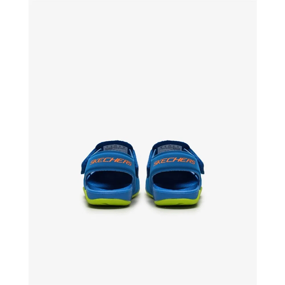 Детские сандалии для мальчиков с застежкой-липучкой Side Wave Skechers — фото 4