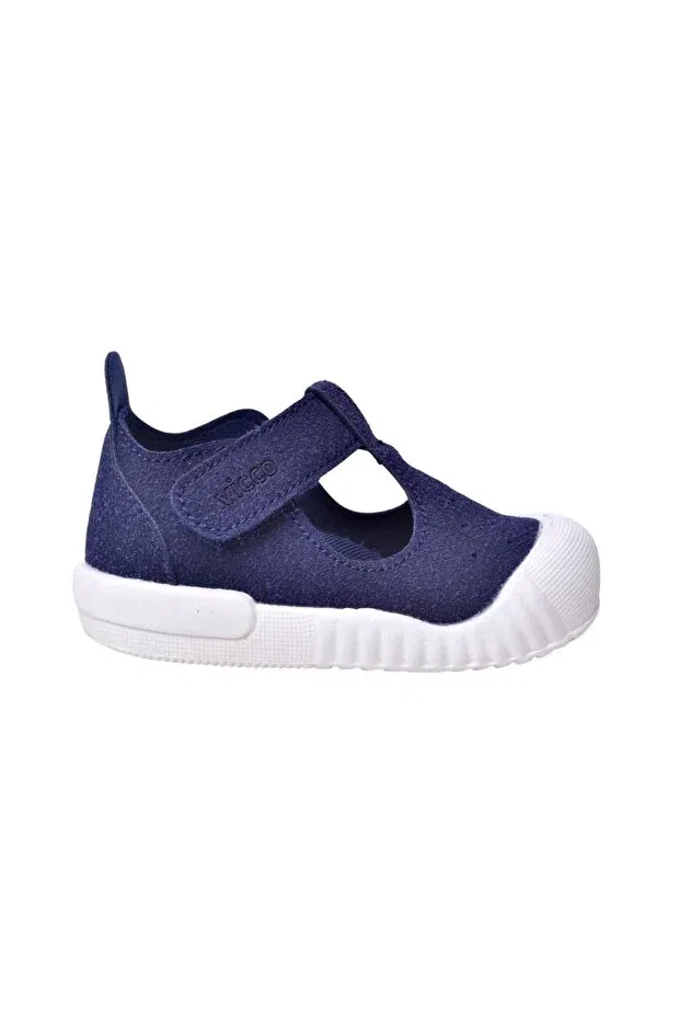 Детские туфли для девочек с принтом Glam Vicco, Navy Blue — фото 2