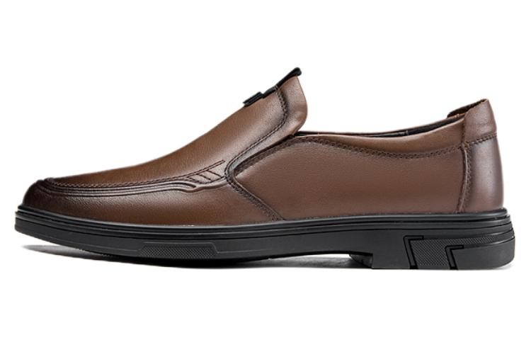 

Туфли Men"s Casual Men Low-Top Brown Aokang