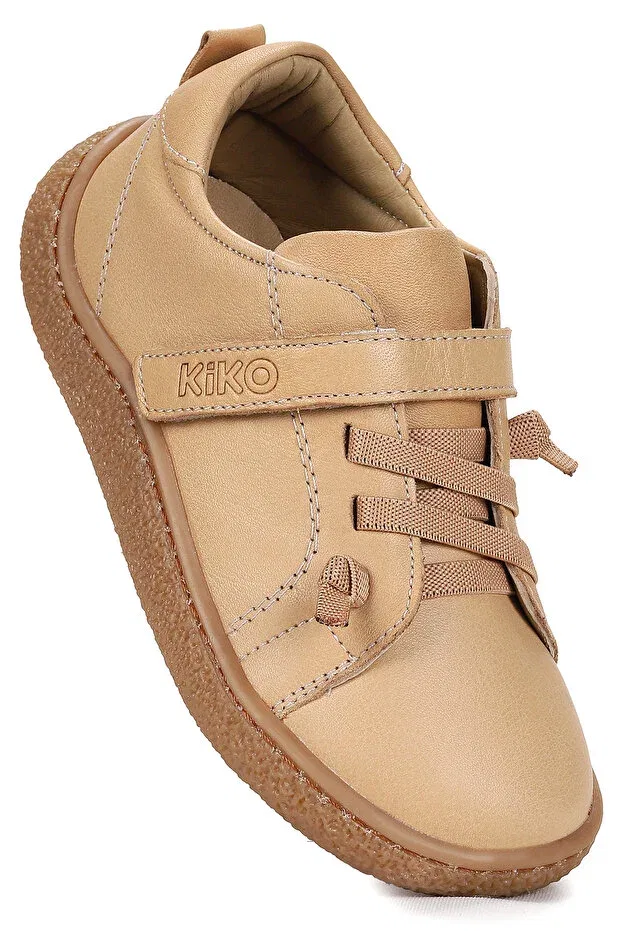 Детские кеды для девочек без застежки Arad Kiko Kids, Light Tan