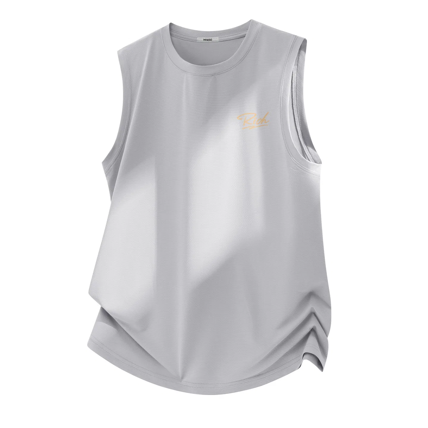 Детский топ-майка без рукавов MINISO, Light Gray (Ma Jima Sparkling Chest Logo)