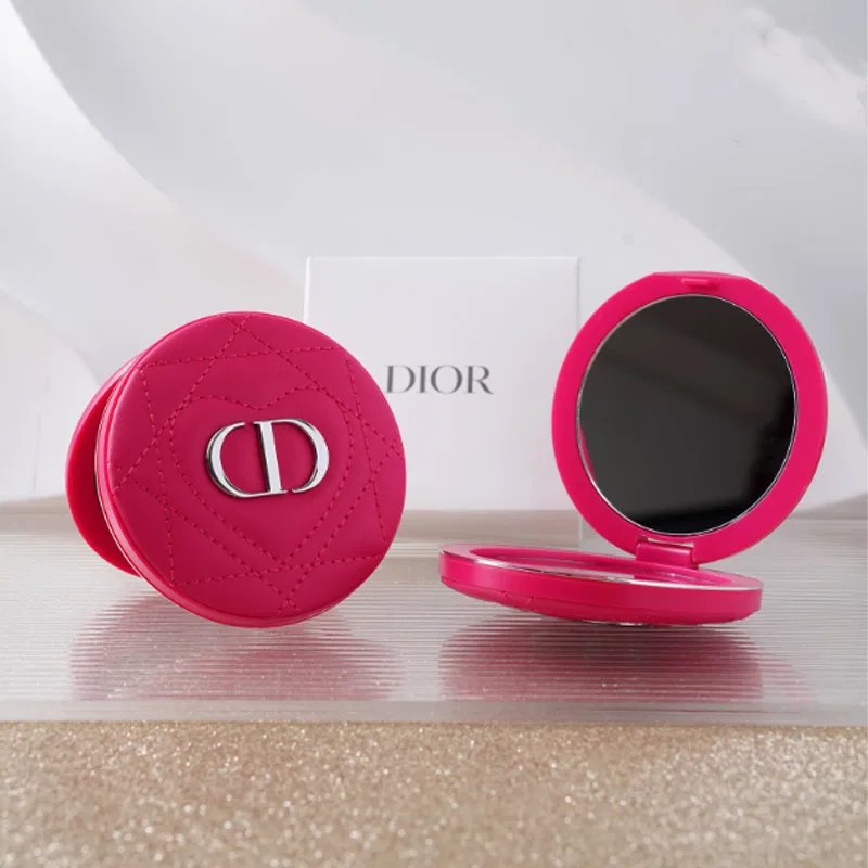 Зеркало складное двустороннее Pink Double-Sided Mirror DIOR, Розовый — фото 4
