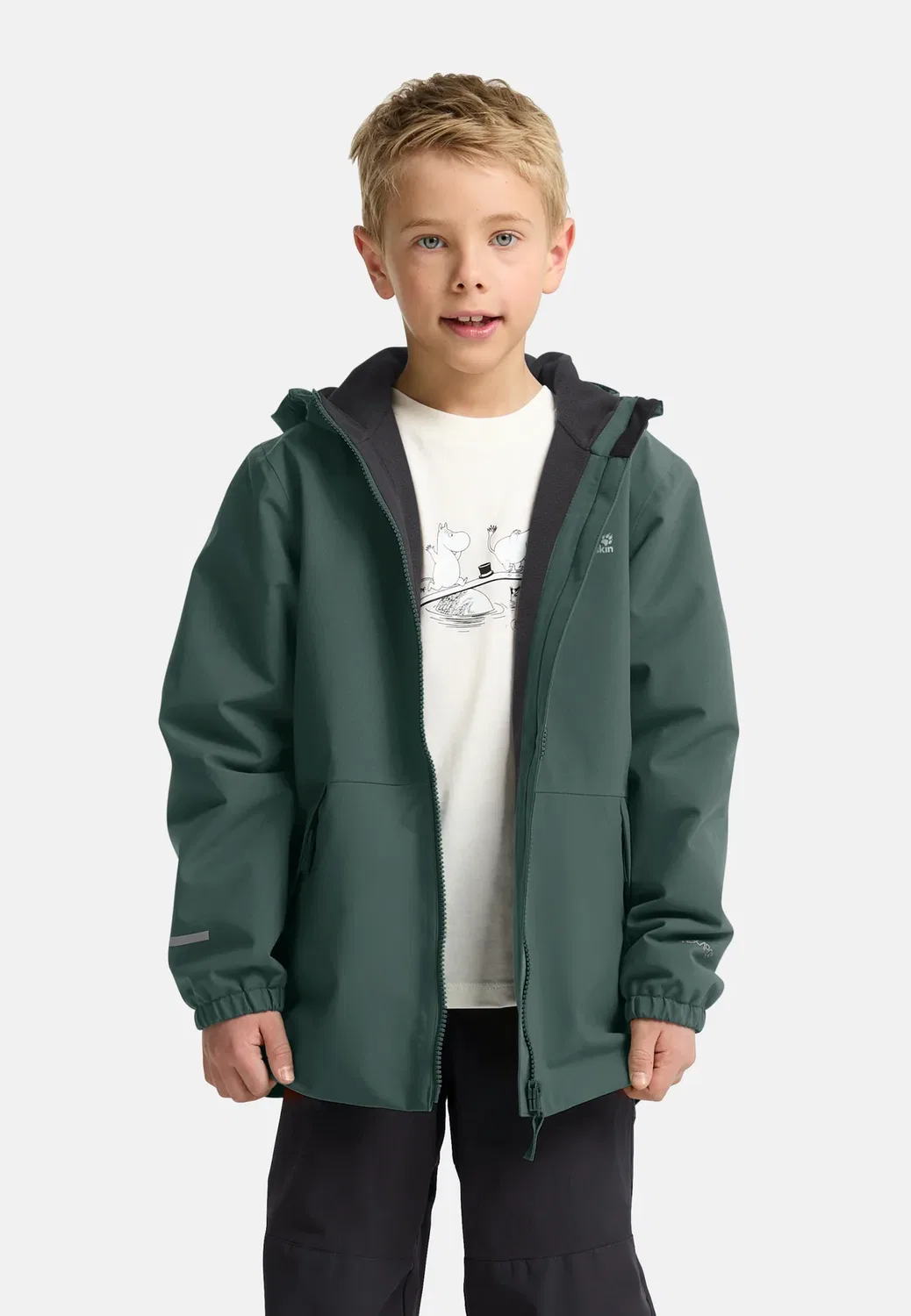 Куртка унисекс Snow days jkt для детей Jack Wolfskin, Sago Palm — фото 2