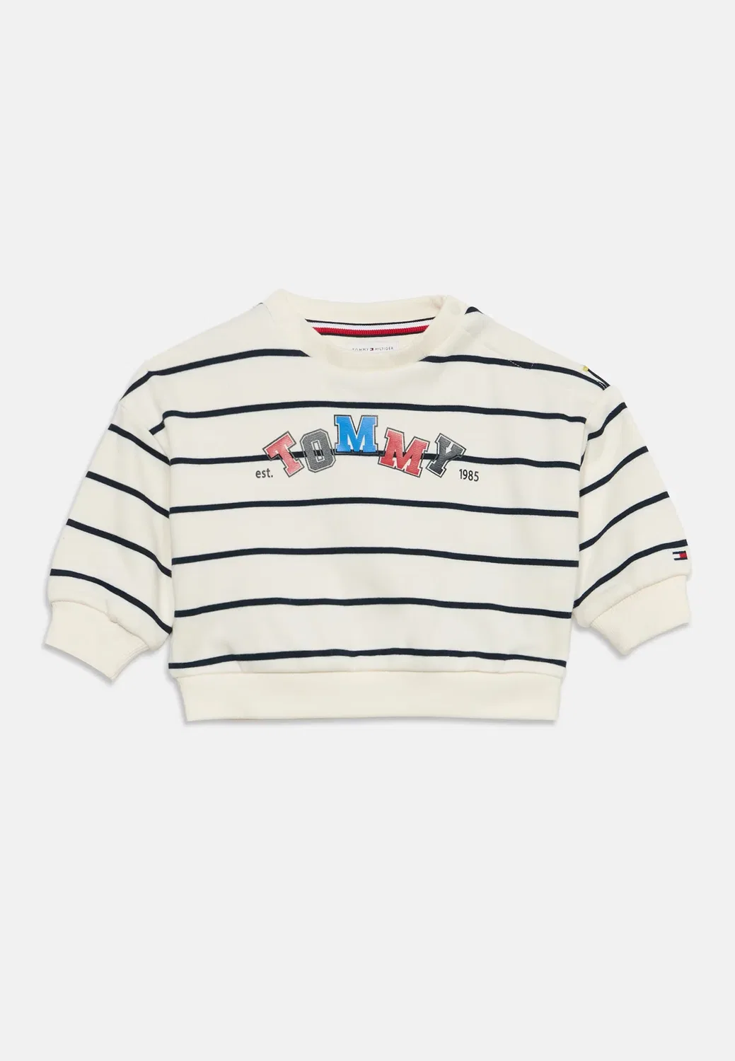 Толстовка унисекс с круглым вырезом Tommy Hilfiger, Off-White