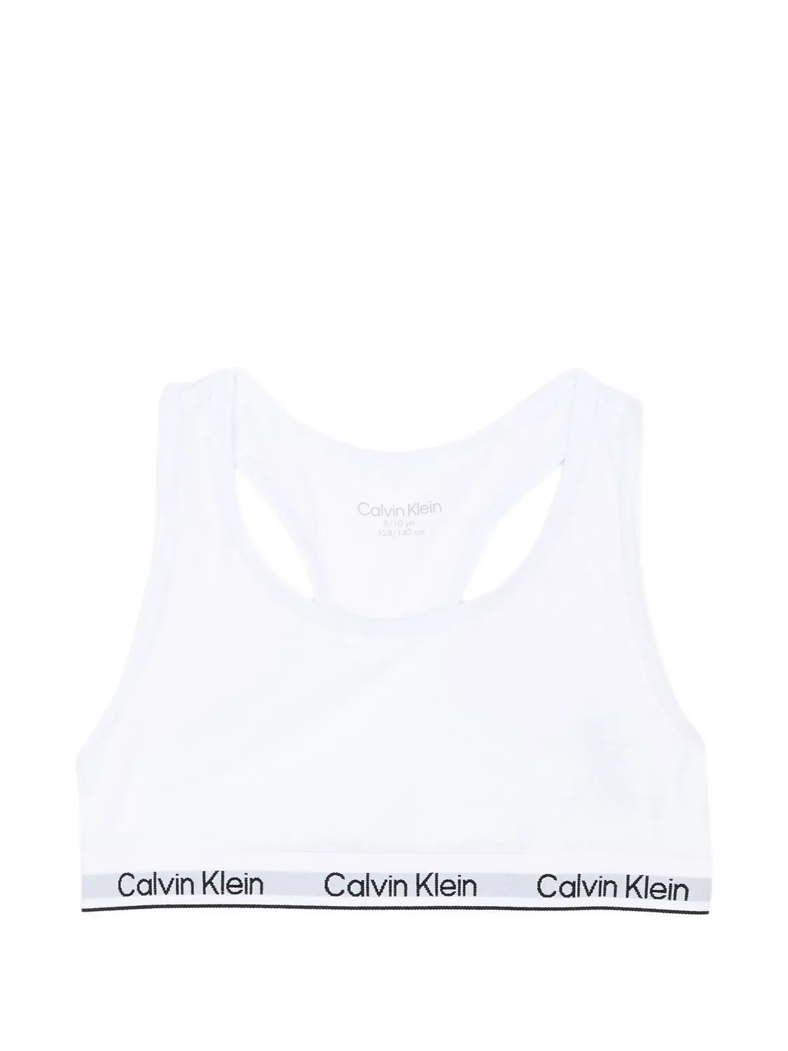 Комплект из двух спортивных бюстгальтеров с логотипом Calvin Klein Kids, черный — фото 4