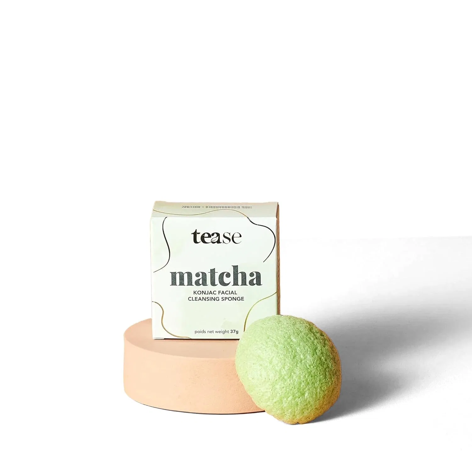 Коньяк скраб для лица с матча, Tease, 1 шт, 10 г