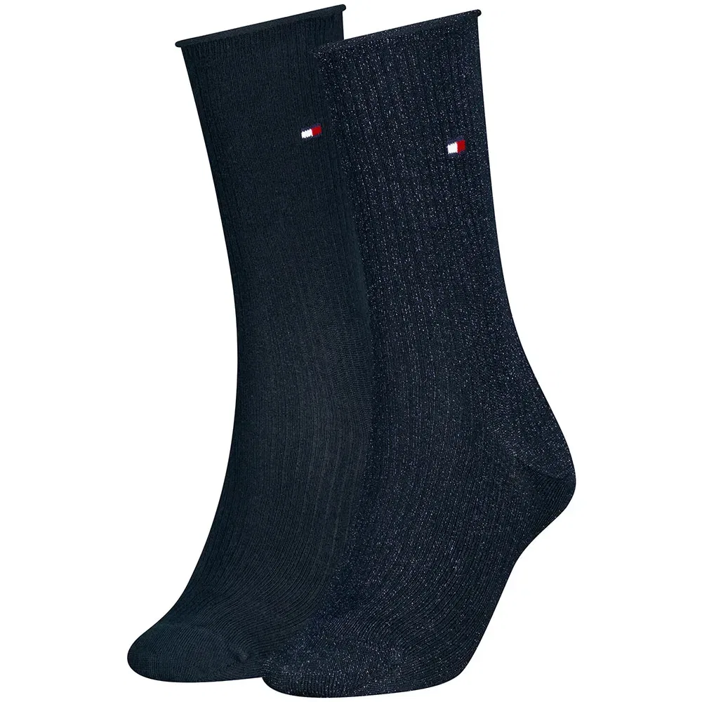 Женские носки с люрексом Tommy hilfiger, Blue