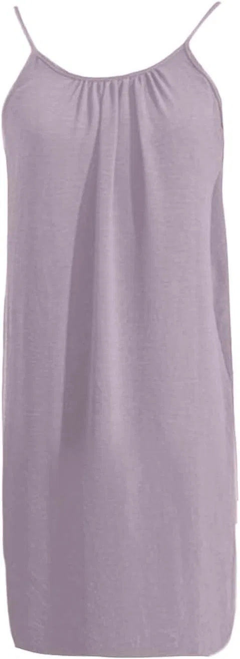 Женское пляжное платье на бретелях с открытой спиной, Light Purple — фото 4