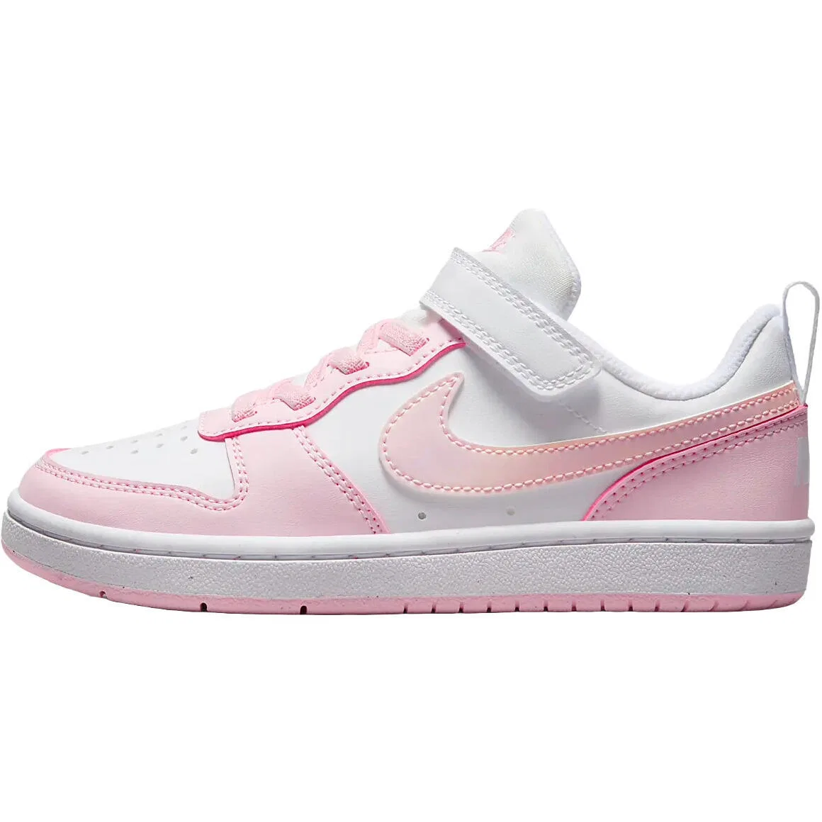 Детские кроссовки с низким профилем Court Borough Low Recraft Nike, Rosa Olivbraun