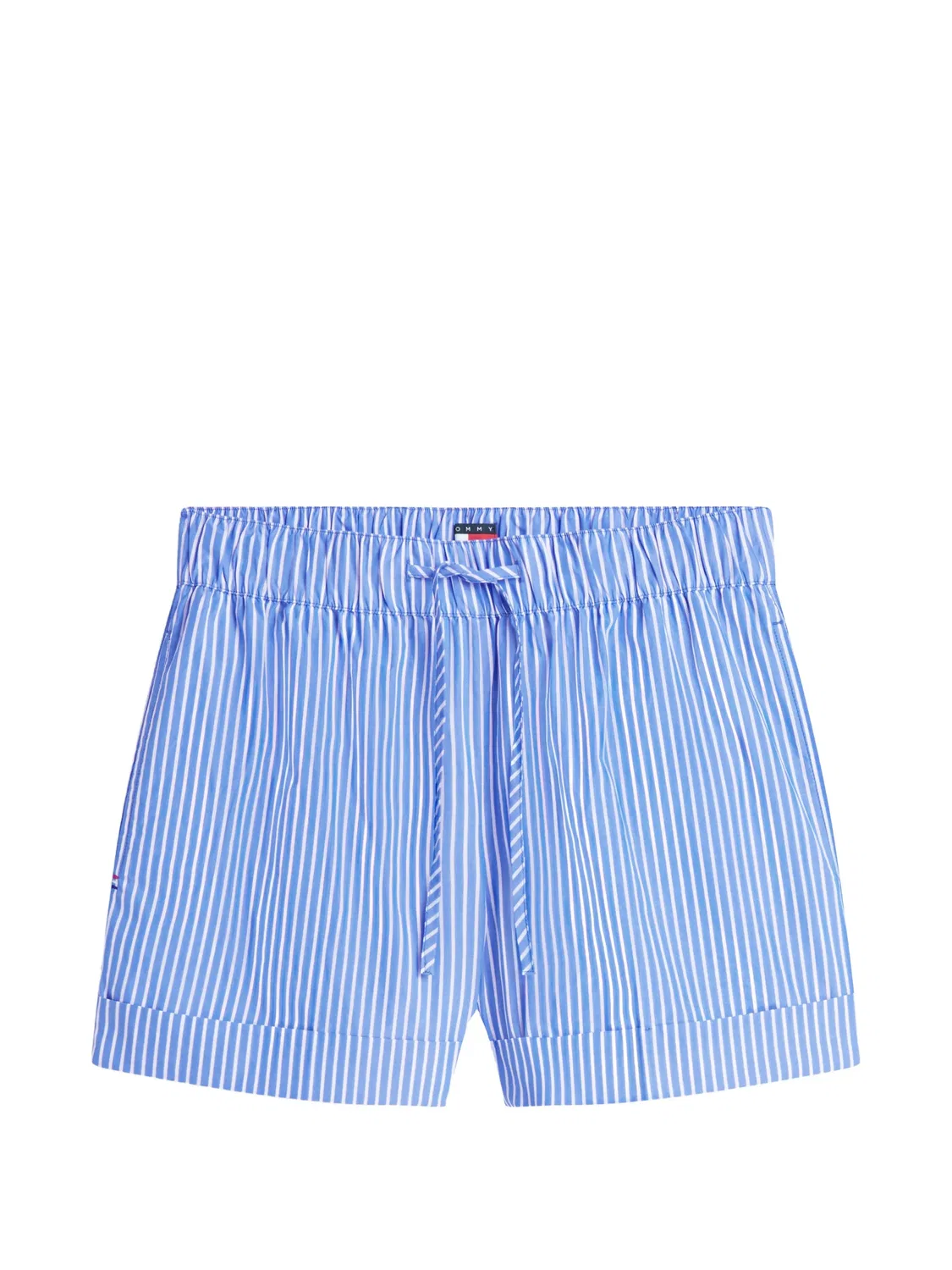 Полосатые шорты с кулиской Tommy Hilfiger, синий