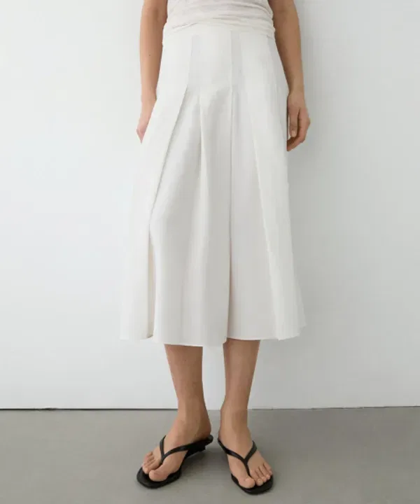 Миди-юбка плиссе, Massimo Dutti