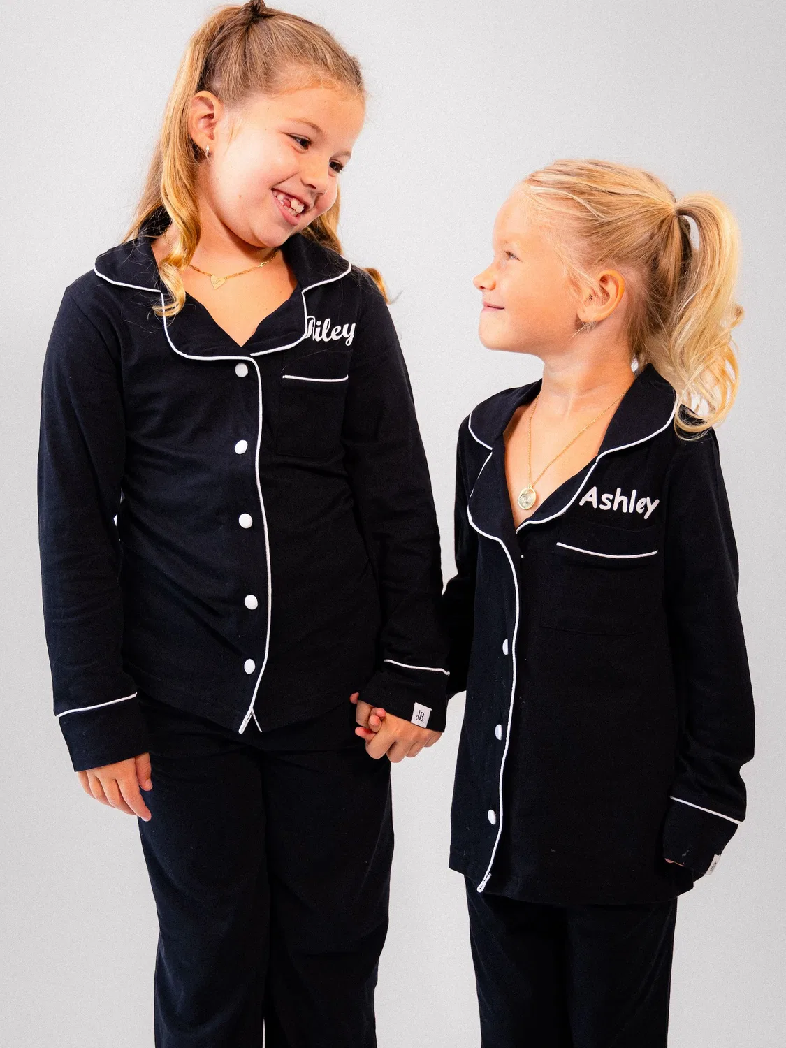 Пижама Jersey Long, персонализированная Lulabay, черный