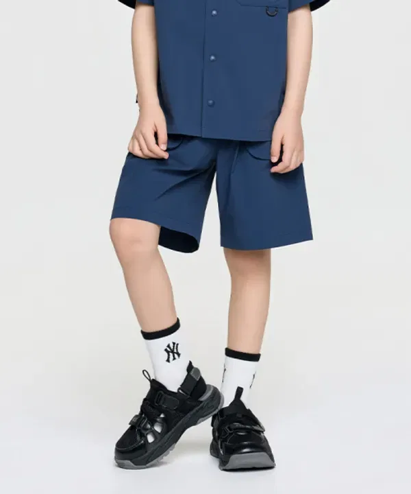 Шорты 5-ти дюймовые из сисакара, ny Mlb Kids, темно-синий — фото 3