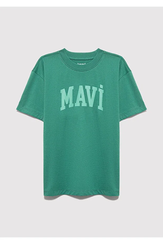 Детская футболка для мальчиков с принтом Mavi, Green — фото 2
