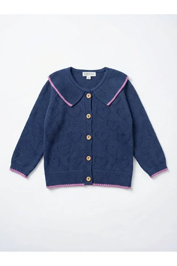 Детский кардиган с длинным рукавом Joriens Little, Navy Blue