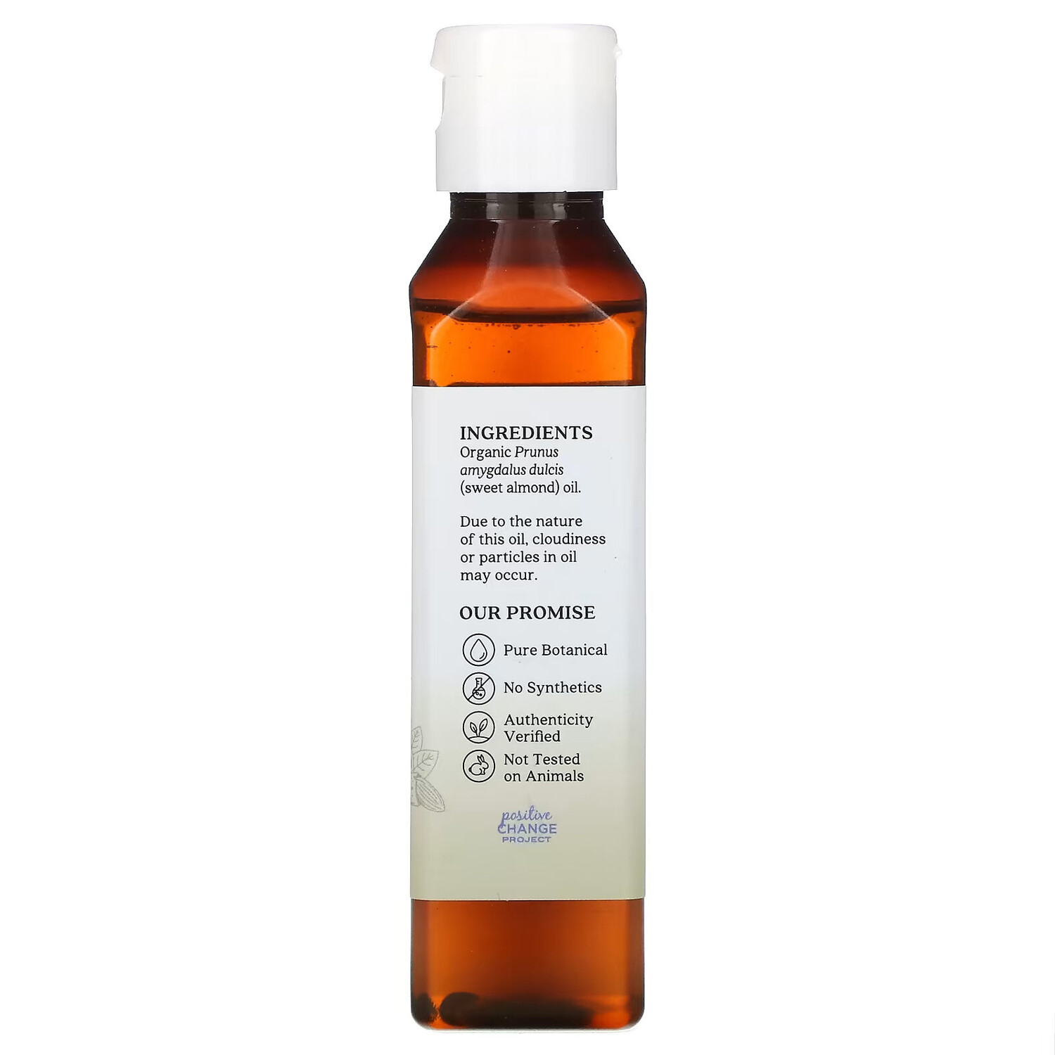 Масло для ухода за кожей Aura Cacia Organic, сладкий миндаль, 118 мл — фото 3
