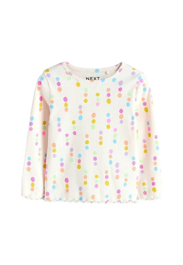 Комплект из 5 лонгсливов с принтом Regular fit Next, пастельный радужный — фото 3