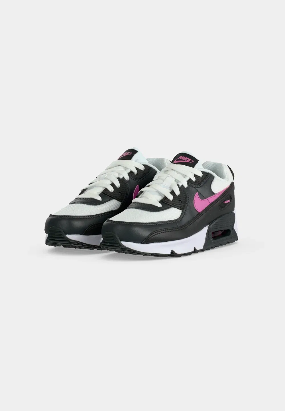 Кроссовки Air Max 90 Lace унисекс Nike Sportswear, White/Playful Pink/Black/Anthracite — фото 3