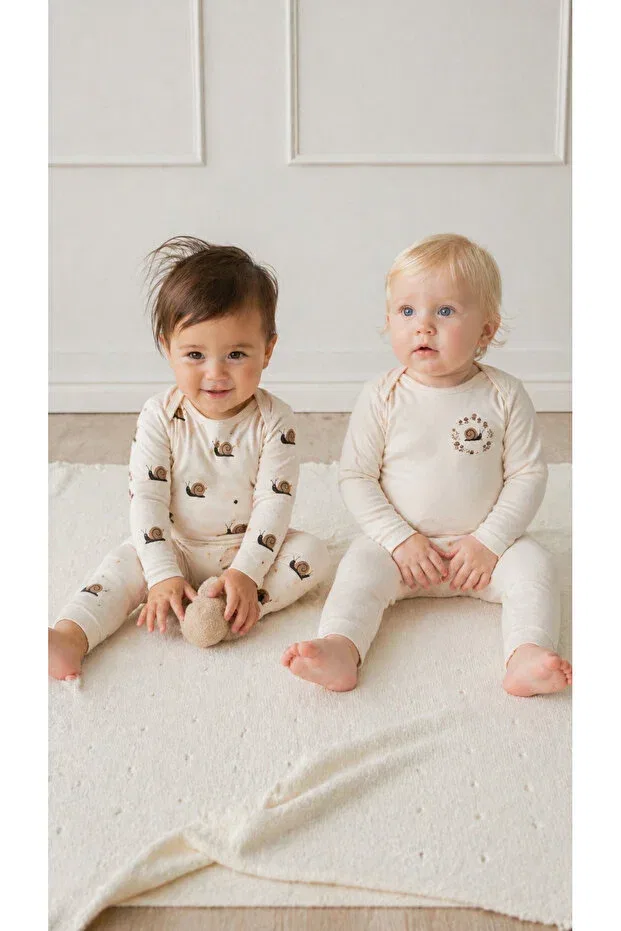 Детские леггинсы для девочек хлопковые 2-Pack Dadamama, White