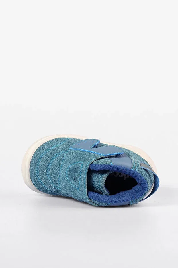 Детские ботинки для девочек повседневные с коротким каблуком Ago basic baby boy denim boots Vicco, Kot — фото 3