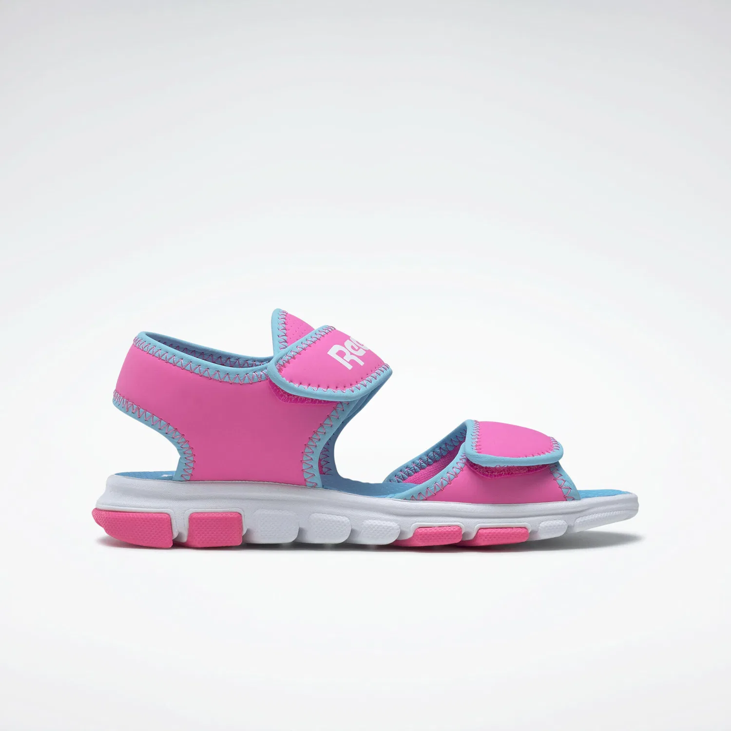 Детские сандалии с липучками Wave Glider III Reebok, Rosa Blau Weiss
