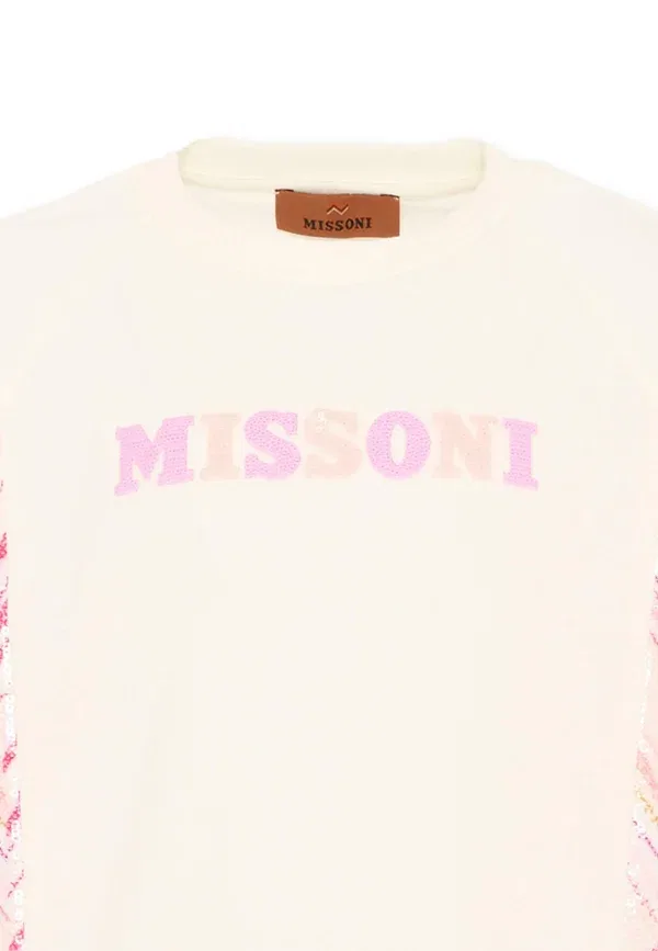 Футболка Missoni, слоновая кость — фото 3