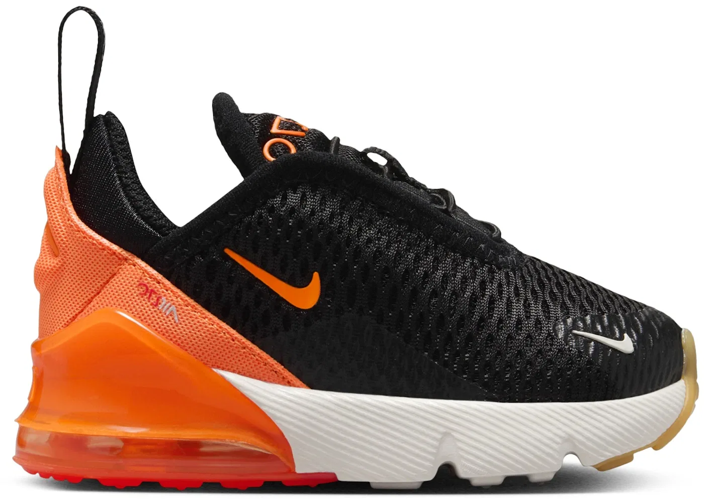 Детские кроссовки Lifestyle Nike Air Max 270, Black/Bright Crimson/Phantom/Total Orange