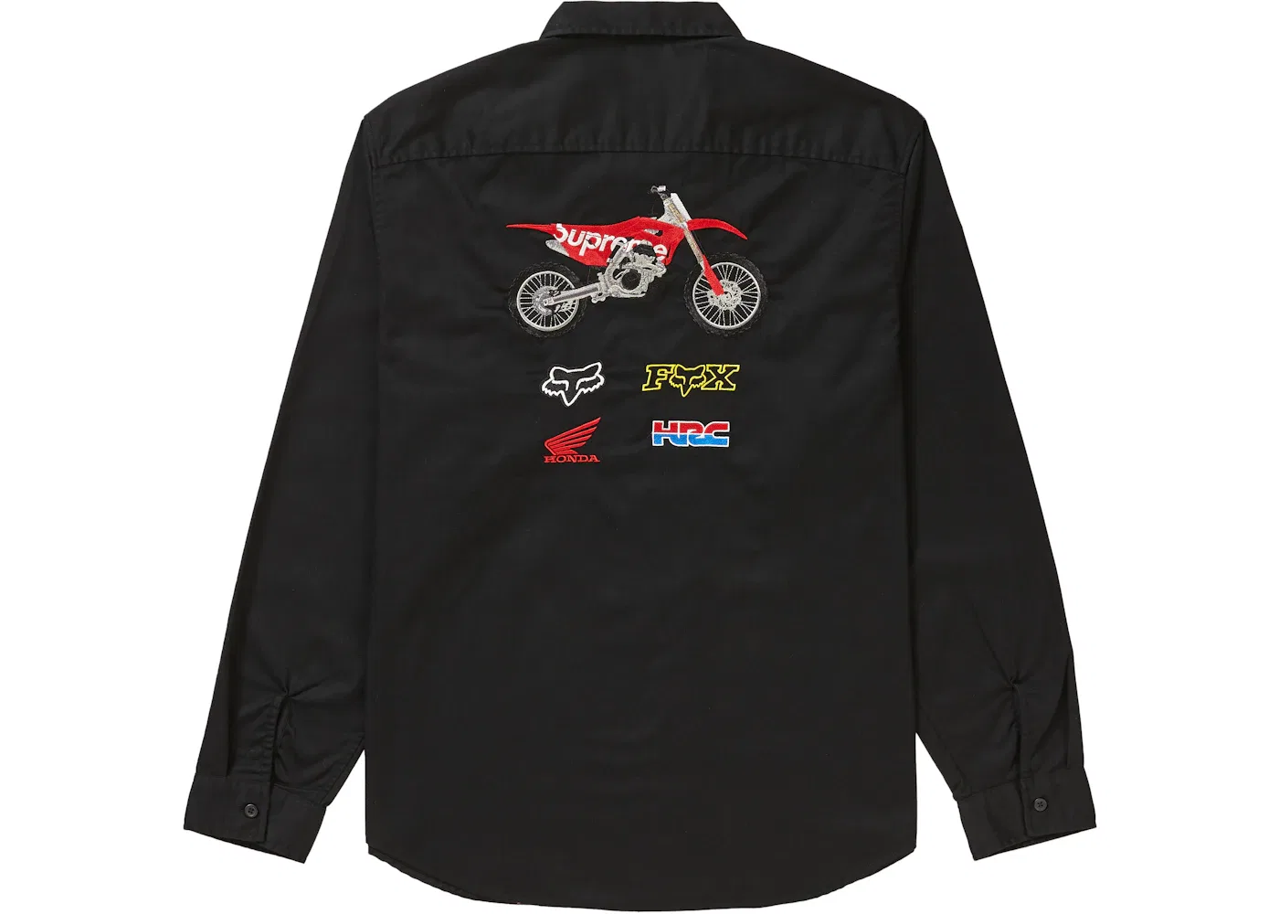Мужская рубашка с длинным рукавом Work Shirt Supreme, Black — фото 2