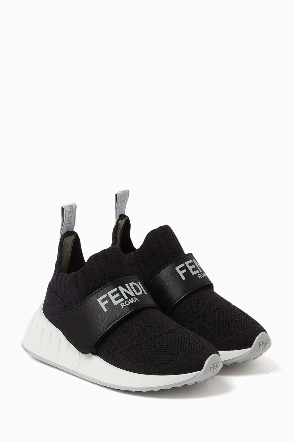 Кроссовки из сетки с логотипом Fendi
