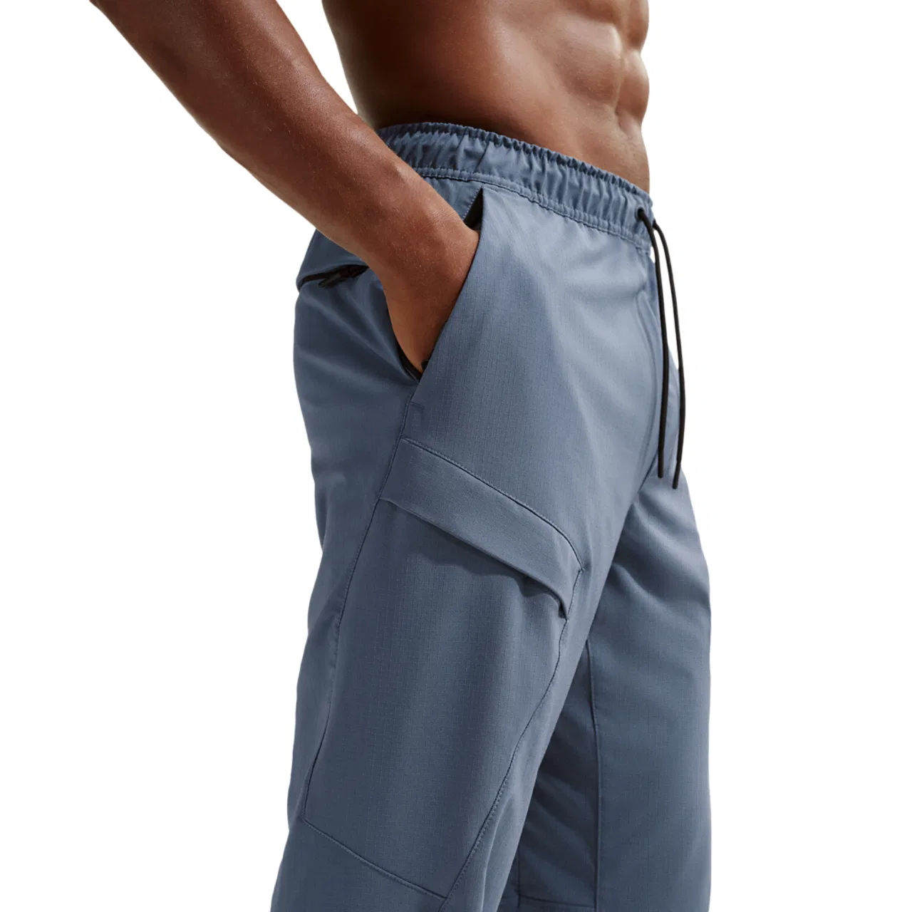 Мужские карго-брюки Dri-FIT Unlimited Alt Nike, цвет Black/Diffused Blue/Diffused Blue — фото 2