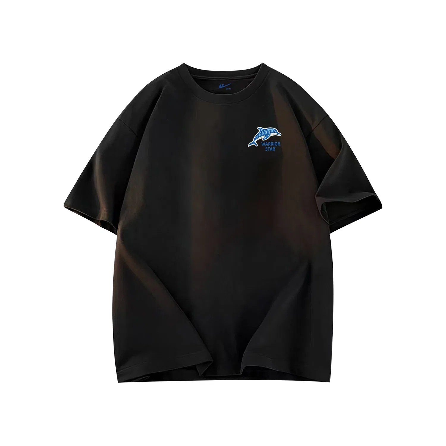 Футболка детская унисекс с круглым вырезом из плотного хлопка Black Heavyweight 100% Cotton WARRIOR