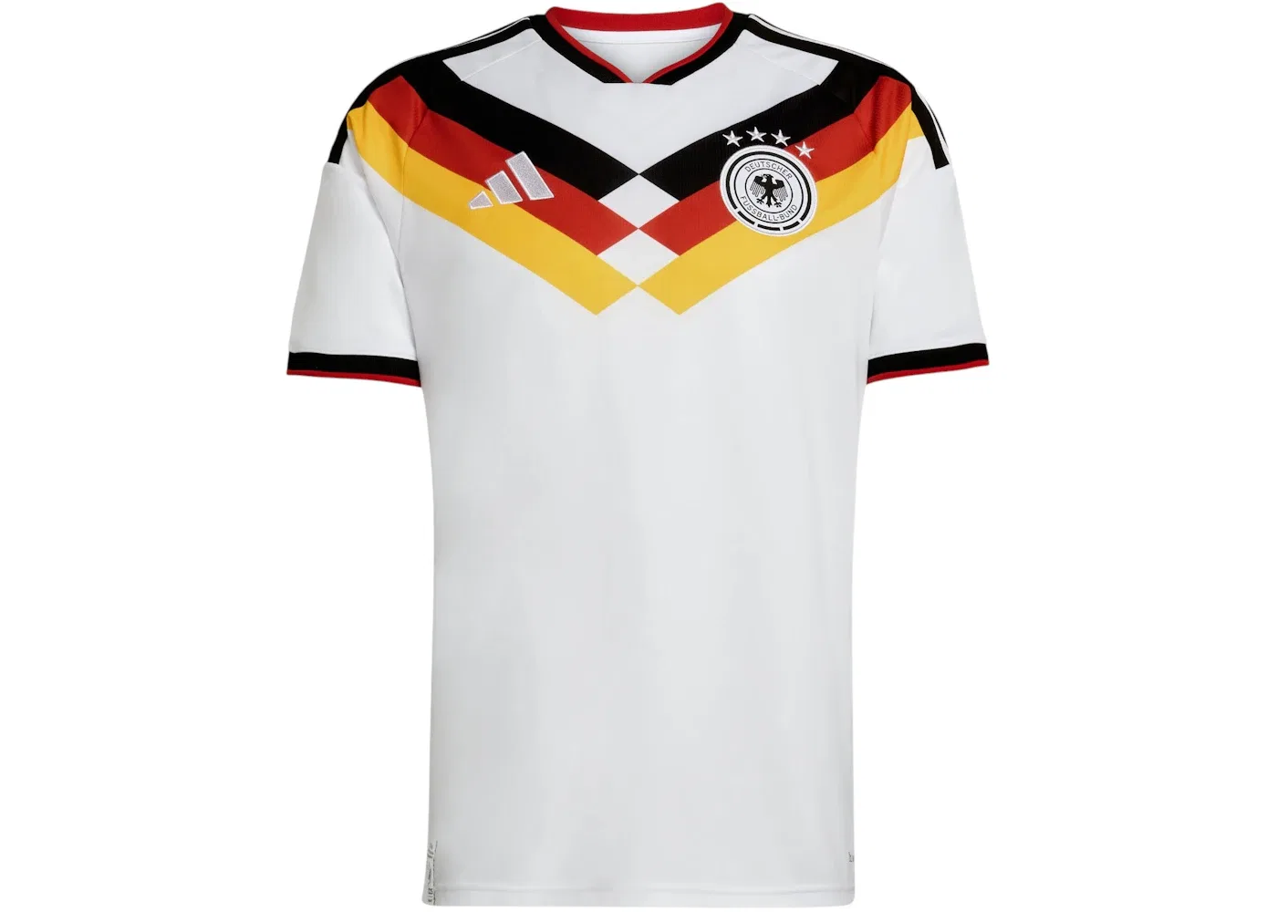 Мужская футбольная футболка с длинным рукавом Adidas Germany 2026 Home Jersey, White