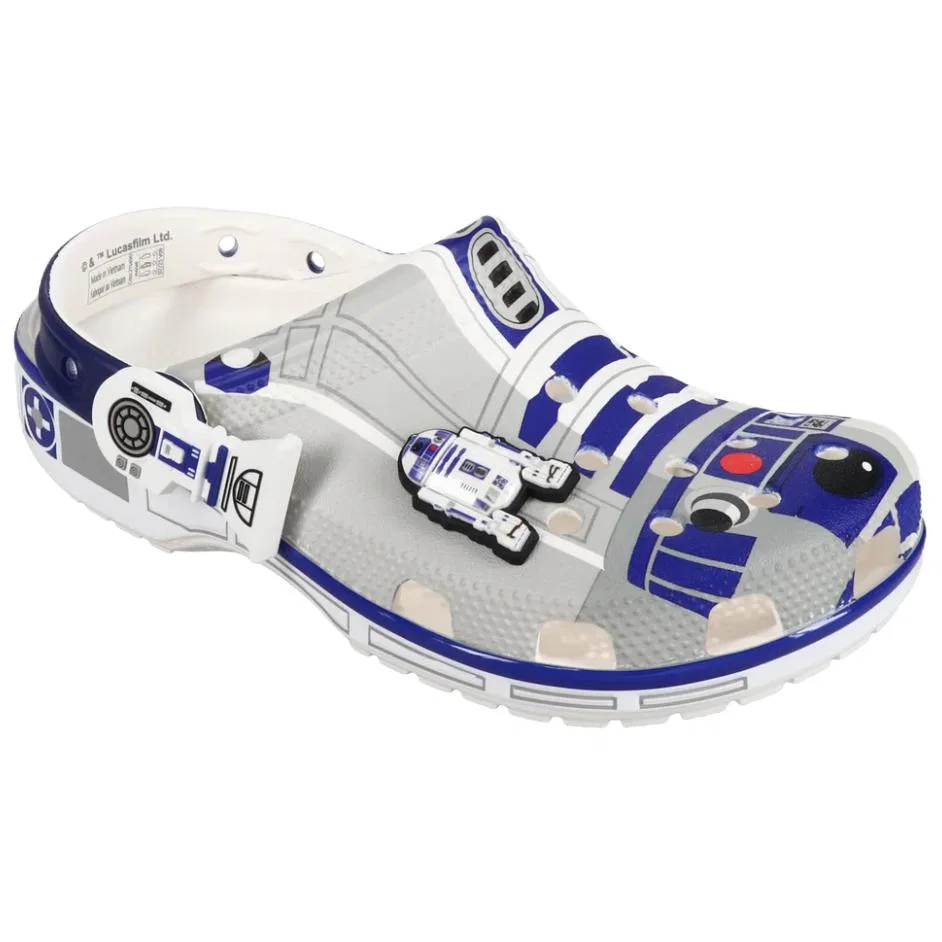 Детские сабо Star Wars R2D2 Crocs, Blue Gray — фото 3