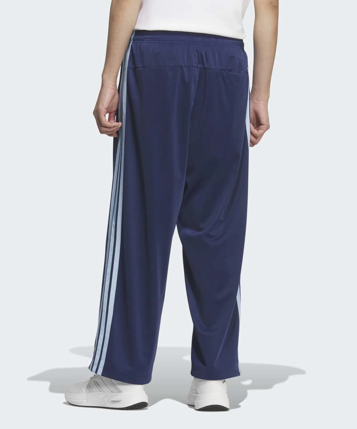 Мужские спортивные штаны свободного кроя с регулируемыми манжетами Stadium Tricot Straight Leg Adidas, Blue — фото 2