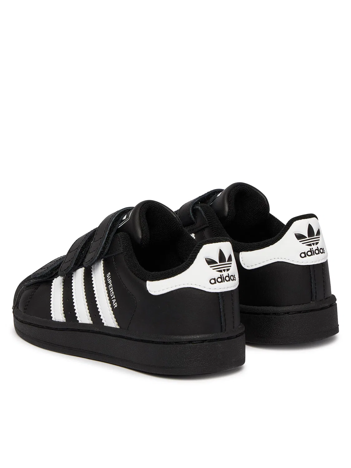 Кроссовки для мальчика Superstar Cf Adidas, черный — фото 3