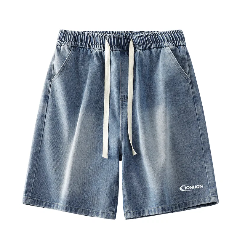 Детские шорты джинсовые свободные Tonlion, Dark Blue