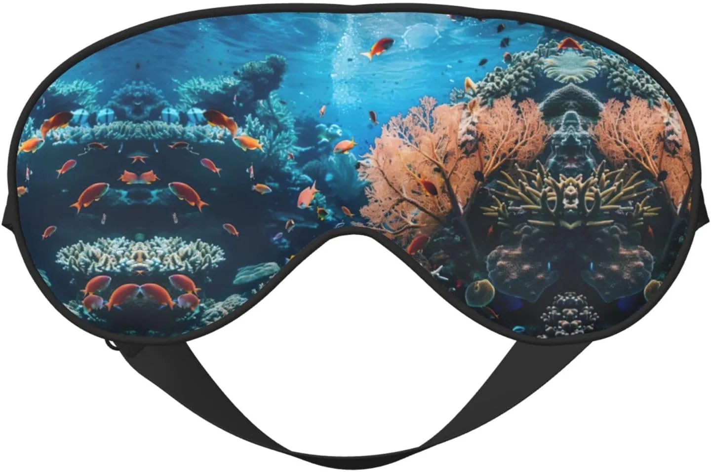 Маска для сна Coral Reef Soft Sleep, SSIMOO, 1 шт, Черный