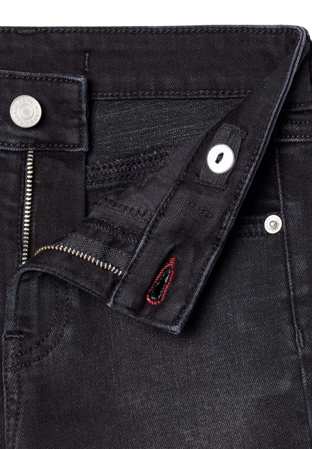 Узкие джинсы Willa выцветшего черного цвета - джинсы-клеш Pepe Jeans, Denim — фото 3