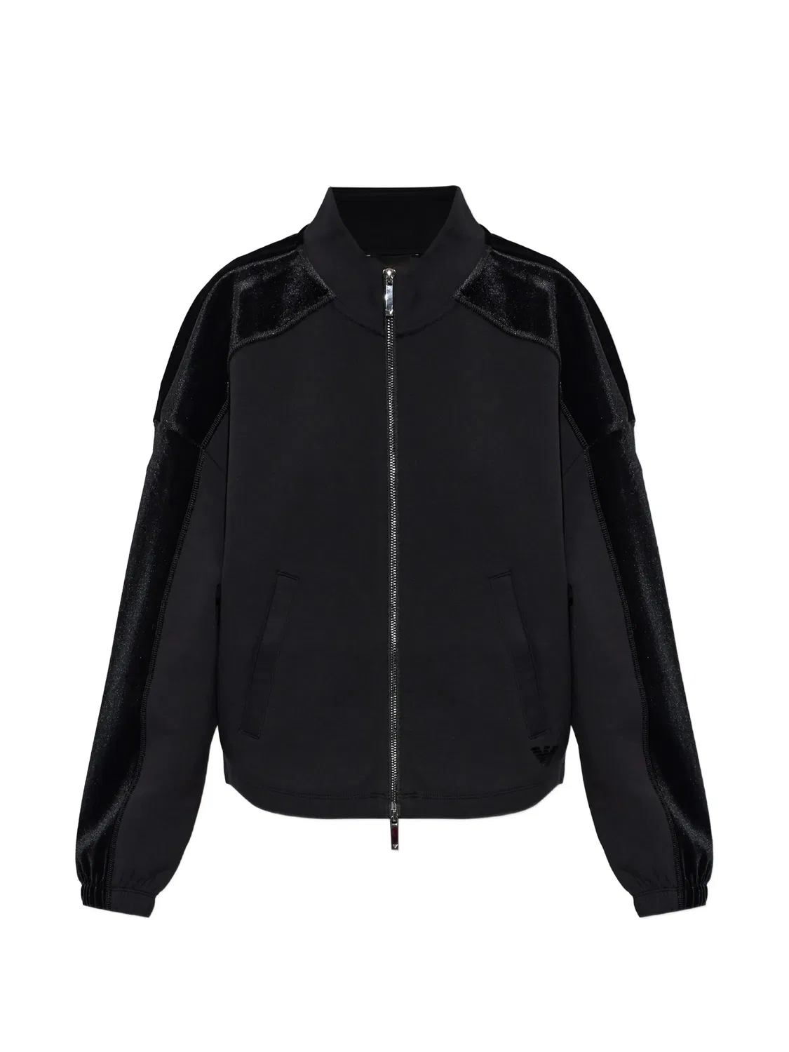 Куртка на молнии Emporio Armani, черный