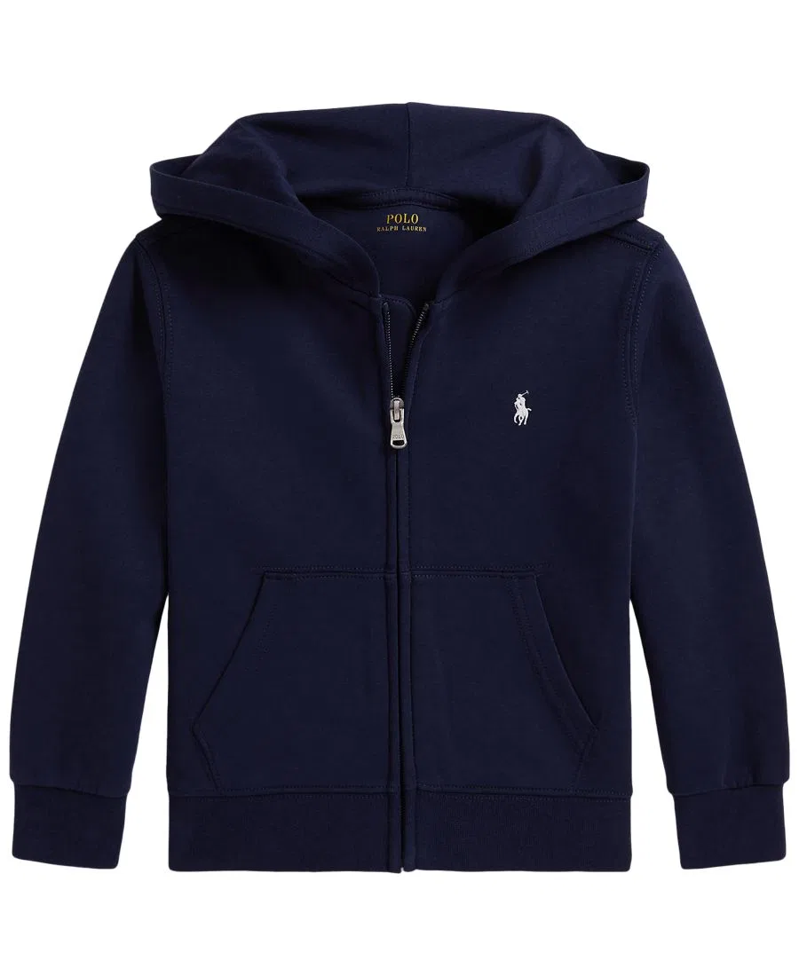 Худи с капюшоном, полная застежка-молния, с вышивкой Pony Polo Ralph Lauren, Newport Navy