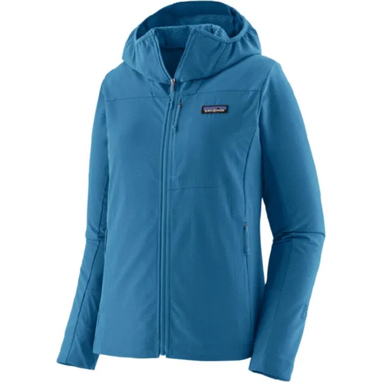Женское флисовое худи Patagonia R1 CrossStrata, Smoke Pink/FDMG — фото 4